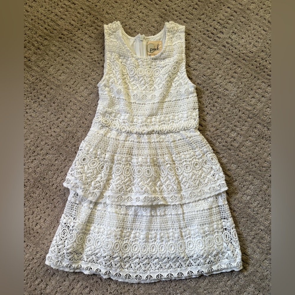 Peek White Dress